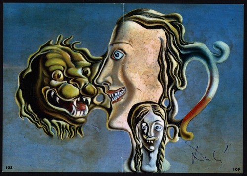 Hand signed salvador dali - signed, by
