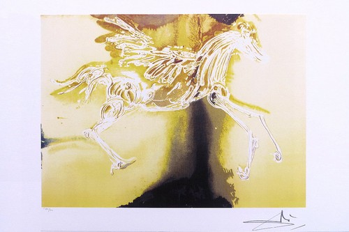 Salvador dali pegasus flying - salvador,